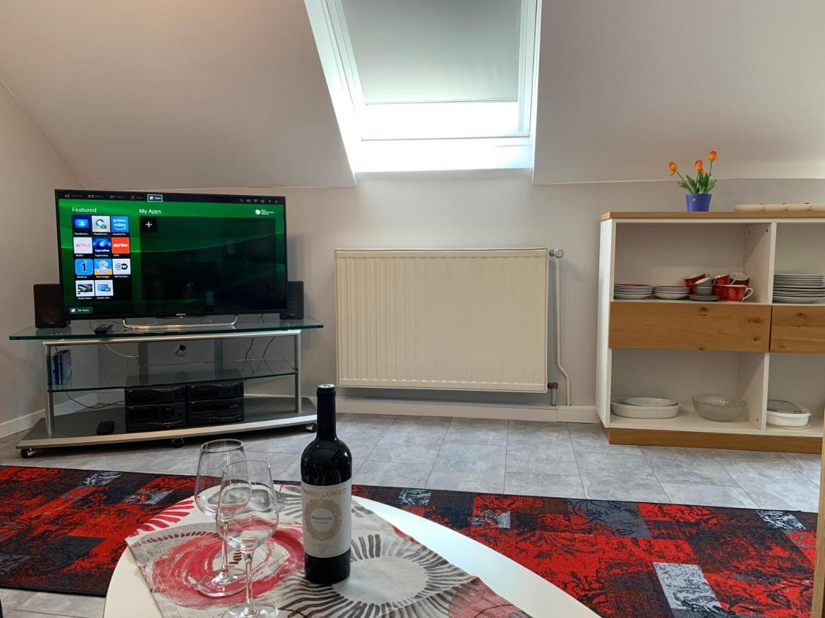 Ferienwohnung Sunny - Moderne Ferienwohnung Im Gruenen In Saarbruecken-West Bagian luar foto